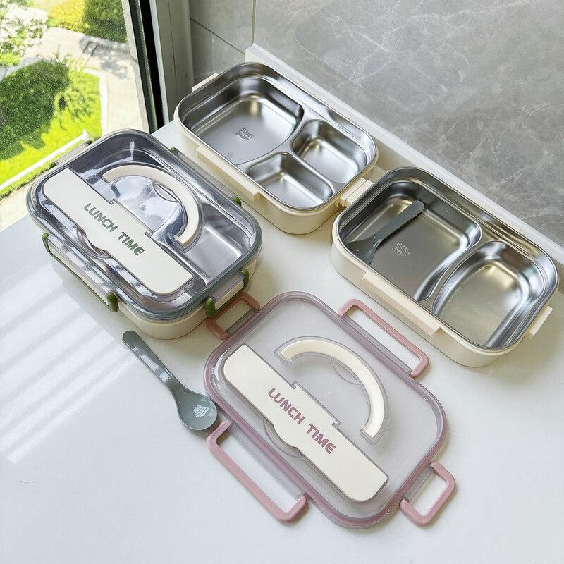 ZISIZ 304 Edelstahl Segmentierte Bento Lunchbox