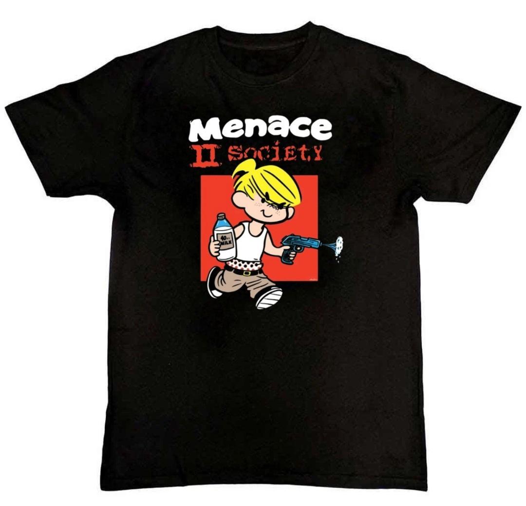 Menace To Society Dennis the Menace Mens T-Shirt XL