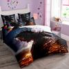 Adults Kids Bedding Set, 3D Venom Duvet Cover Pillowcase Girls Adult Bedroom Single Double Queen King Quilt Bed Set Home Decor