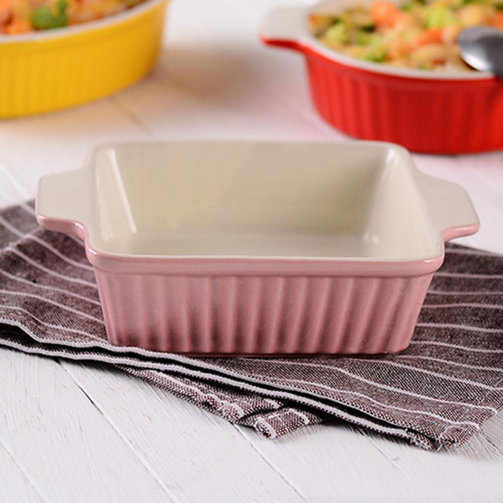 Ceramic Baking Dish Casserole Dishes for Oven for Kitchens Daily Use Banquet