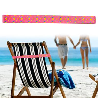 Beach Chair Towel Band Elastic Strap Funny Cute Multifunction for Summer Vacation Stretch