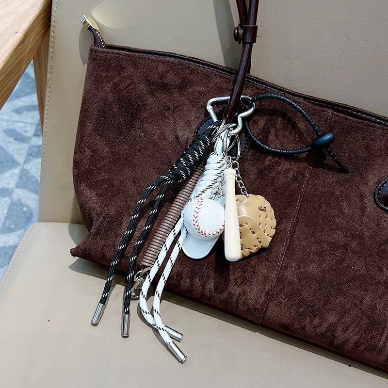 Yogodlns Elegant Baseball Bags Pendant Stylish Bag Accessory For Women Woven Rope Handbag Hanging Bags Accessories Spare Parts for Bags