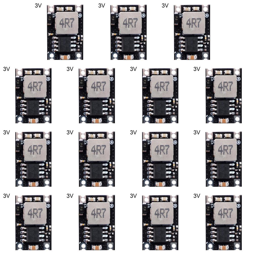 1-20PCS DC-DC Buck Converter Step Down Module 5V-30V To 3.3V 5V 9V 12V 3A Voltage Regulator Adjustable Buck Converter Board