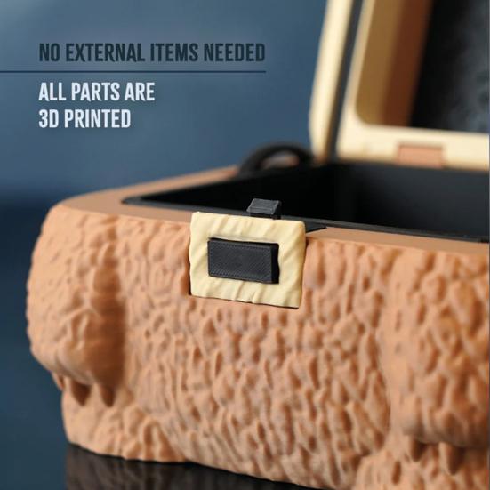 Square Bear Storage Box with Lid 3D Printed Decorative Jewelry Candy Trinkets Small Keepsakes Container Home Office Desk Decoration