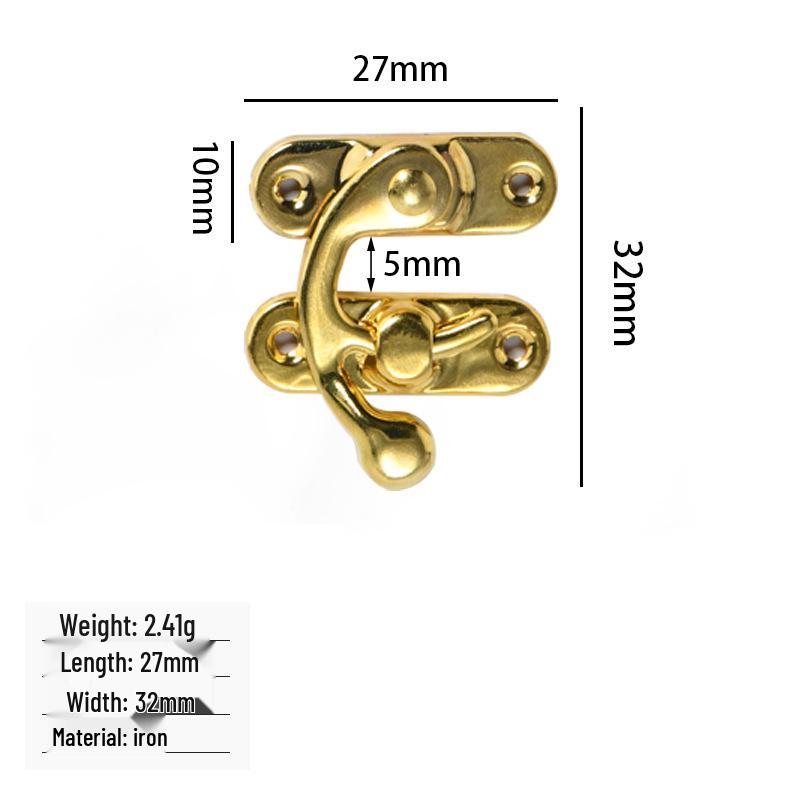 New Chinese Style Tin Box Clasp, Buckle & Hook for Wine or Gift Boxes
