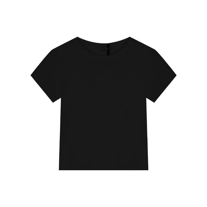 Short-sleeved T-shirt for Women In Front Shoulders for Women In Summer New Slim Base Shirt