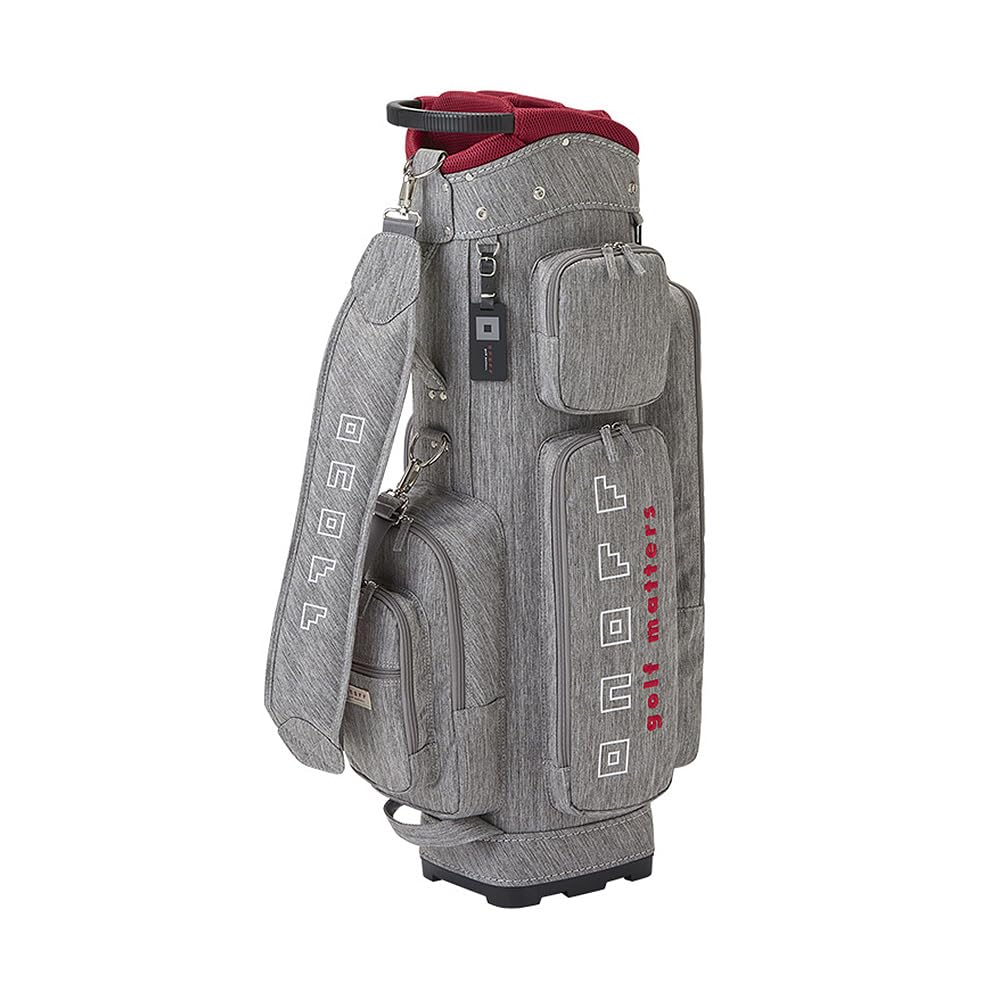 

Сумка-кедди ONOFF Golf Heather Series, сумка-кедди 9, тип совместим с 47-дюймовым AGY, пепельно-серый OB0225-88