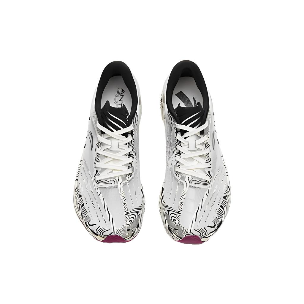 New Anta C202 GT Pro Slip Resistant Abrasion Resistant Low top Running Shoes Men's White Black 412310401-1