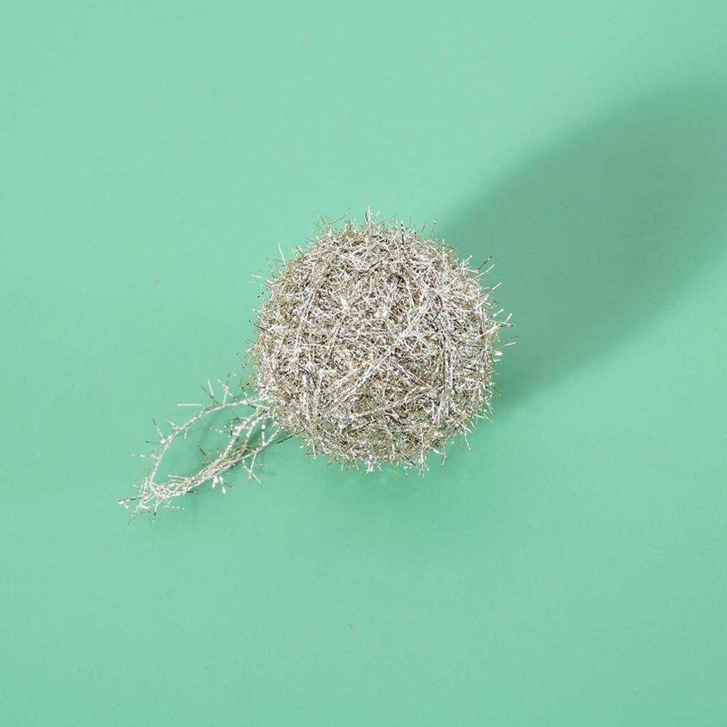 Weihnachts Katze Teaser Bälle Spielzeug Lustige Knisternde Fellbälle Pompoms Schöne Mini Weihnachtsmütze Spielzeug Ersatzteile