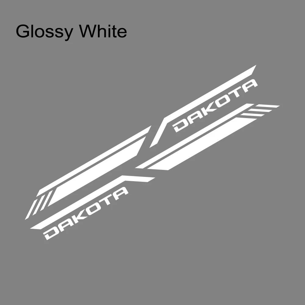 Pickup Bed Side Sticker For Dodge Dakota SLT SXT 5.9 R/T Sport Car Stripes Style Decor Decal Truck Vinyl Cover Auto Accessories