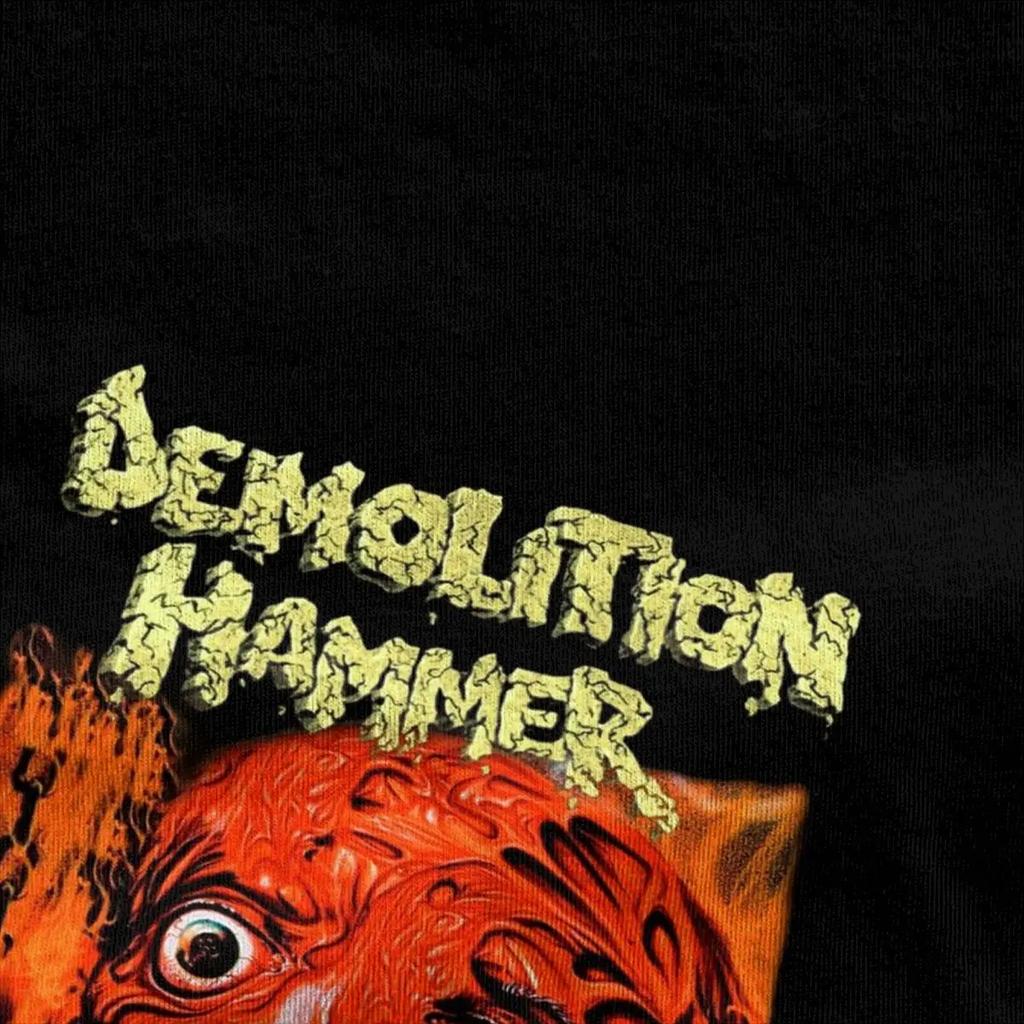 Erkek Kadın Yıkım Çekici Tişört Aksesuarları Thrash Metal Grubu Üstler Tişört Vintage Tişörtler Tüm Mevsimler