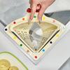 Sink Drain Basket Triangle Corner Rack Drain Strainer Basket Kitchen Storage For Trash Food Waste Fruits Vegetables Kitchen Tool