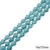 Synthetic Blue Turquoise Round Loose Beads for DIY Jewelry Accessories - Bracelets, Necklaces, Pendants