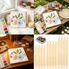 Assorted Size Embroidery Hoop Wood Stitching Frames Easy to Assemble For Enthusiasts Needlework Hand Stitching Sewing