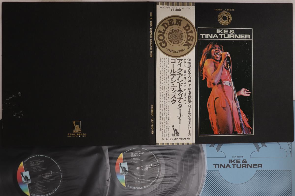 

LP Record IKE & TINA TURNER - Golden Disk Series LLP95017B LIBERTY 1972 Japan Obi Soul/Funk Used