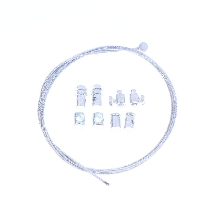 11Pcs/Set Universal Throttle Clutch Cable Repair Kit With Cable Lawnmower Rotovator Parts Solderless Nipple With Sleeve Nut Set