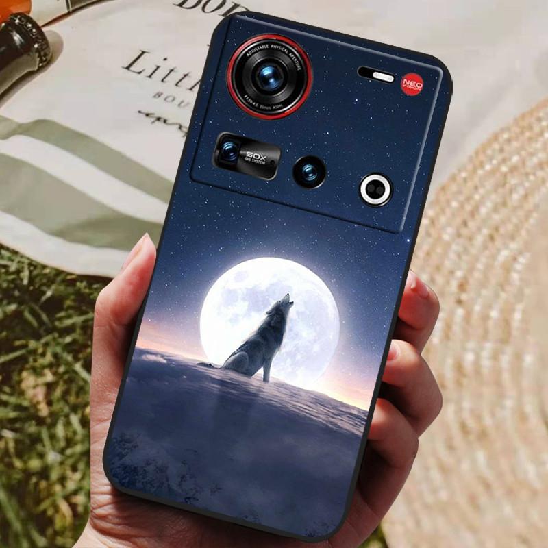 Pro pouzdro ZTE Nubia Z70 Ultra 5G 6,85'' Černé silikonové TPU měkký kryt telefonu pro Nubia Z70 Ultra Ochranné zadní kryty Z 70 Ultra