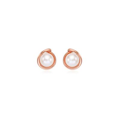 Silver Pearl Earrings Sc24A18T
