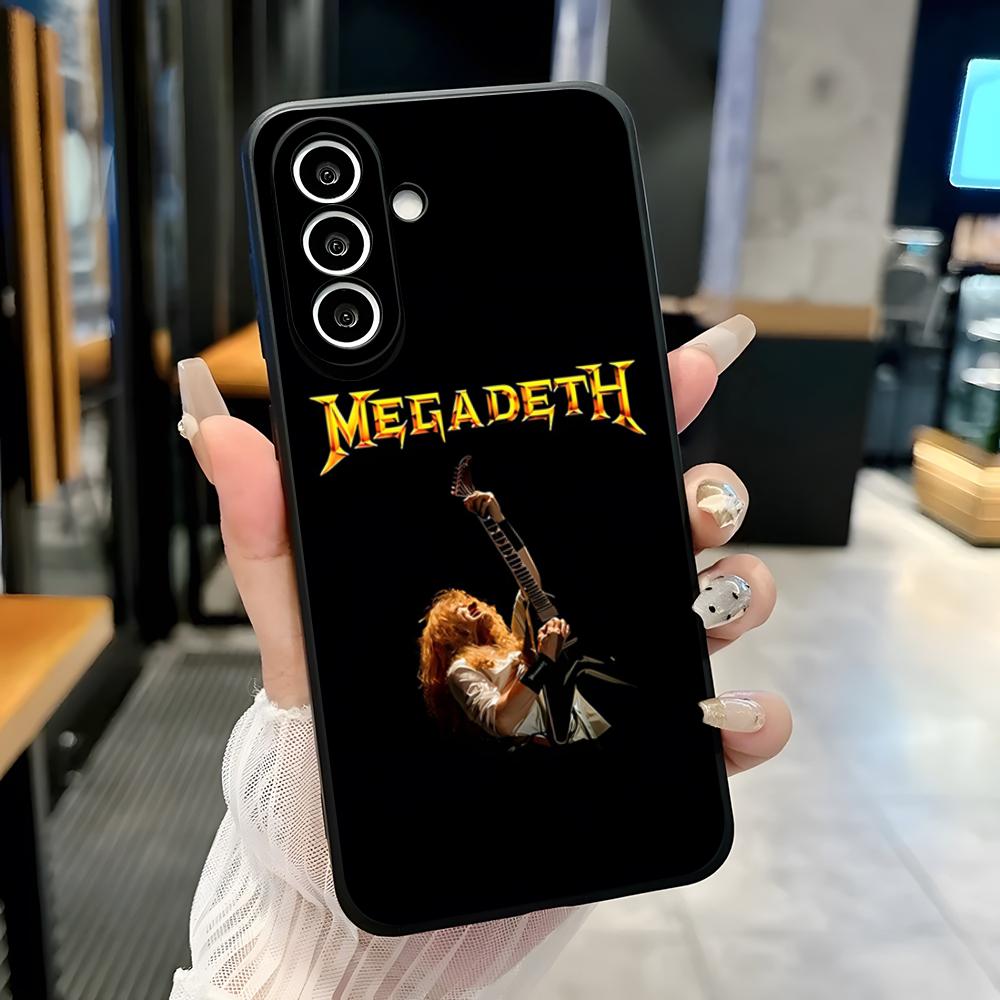 

Megadeth Metal Band Phone Case For Samsung S26 S25 Plus S20 S20 Plus S22 Ultra S23 FE S21 Plus S21 Ultra Soft Cover Samsung S26