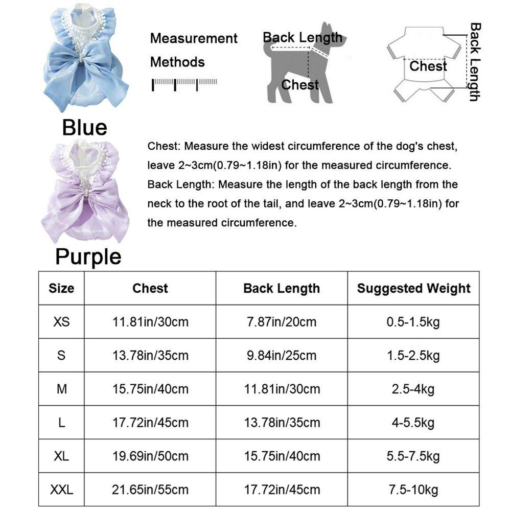 Adorable Puppy Princess Skirt Comfortable Dog Bow Princess Skirt Luxury Cat Skirt  Party