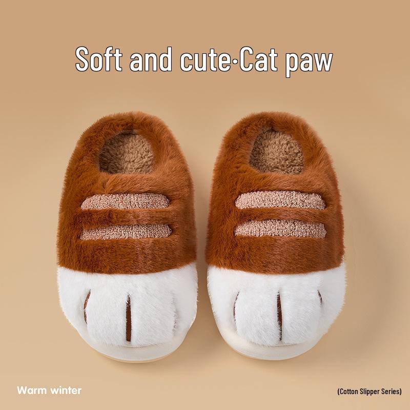 Women's Winter Indoor Furry Slippers - Thickened Velvet, Soft Sole, Warm and Cozy