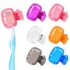 Travel Toothbrush Head Covers Toothbrush Protector Cap Brush Pod Case Protective Portable Plastic Clip For Household Travel