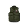 Canada Goose Garson Series Waterproof Warm Logo Single-Breasted Zipper Stand Collar Solid Color Down Vest Unisex vests Military-Green 4151M-49