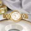 Small Disc Vintage Roman Steel Belt Watch Ladies Premium Calendar Window Luxury Quartz Watch