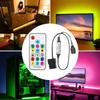 LED Light Strip Remote Controller USB 5V 17 Keys RGB Driver Dimmer Controller 3 Pin To SATA 4Pin for PC Computer Case Lighting