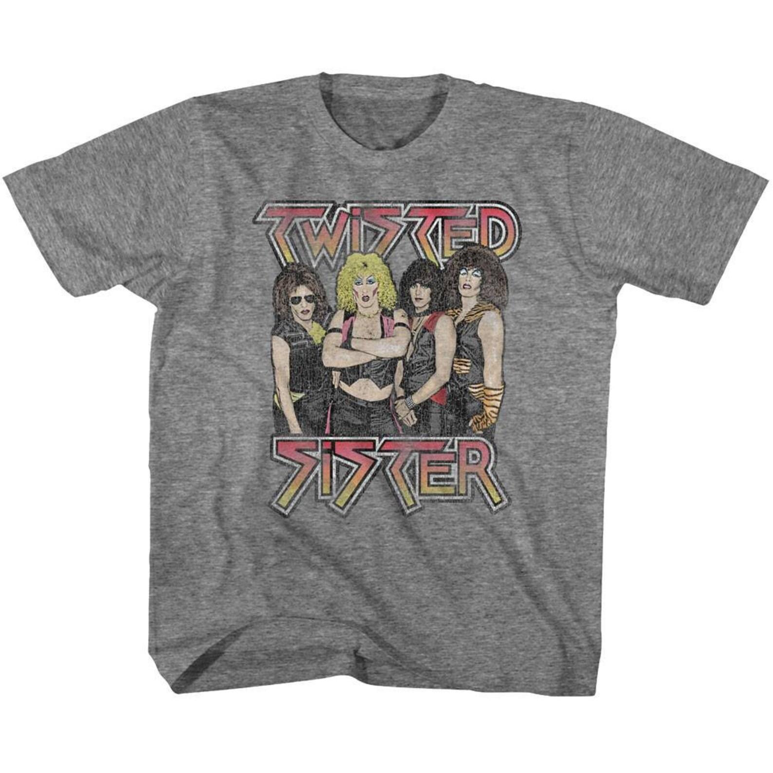 Twisted Sister Twisted Sister Graphite Heather Youth T-Shirt 120