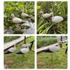 White Crane Crane Statue Detachable Wire Feet Bird Ornament  Outdoor Yard Decoration