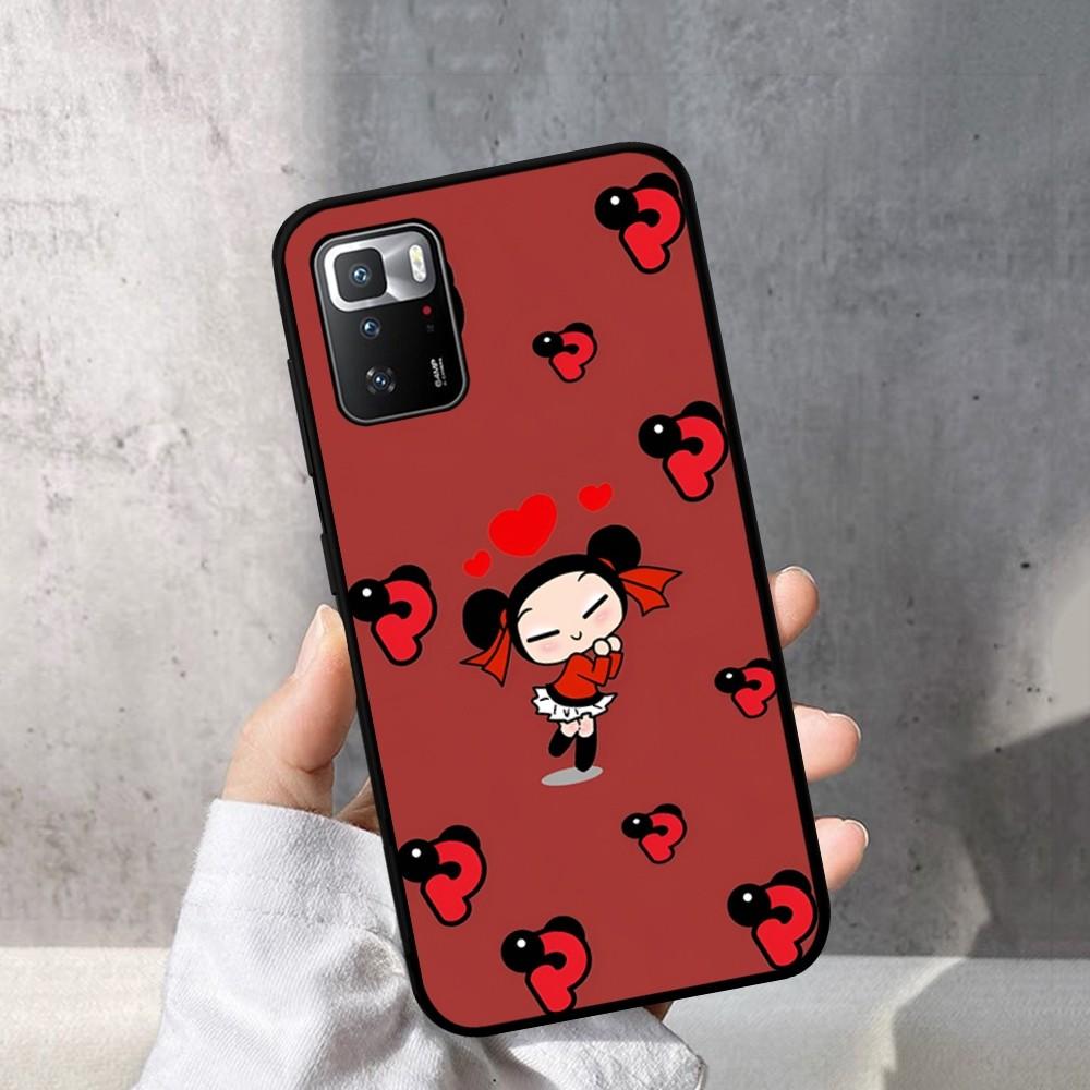 Pucca And Garu Phone Case For Redmi Note 4 X 5 A 6 7 8 T 9 9S 10 11 11S 11Epro Poco M3 Pro