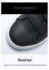 Korean Style Men's White Velcro Casual Shoes - Summer 2026 Fashion Trend
