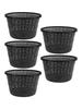 Large Aquatic Plant Basket Height 5 Inches Aquatic Net Pots 5-Piece Set Multipurpose Application Optimal Water Circulation