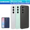 Original Samsung Silikonhülle Für Samsung Galaxy S24 FE S24FE Seidiges Weiches Silikon Handy Schutzhülle Case