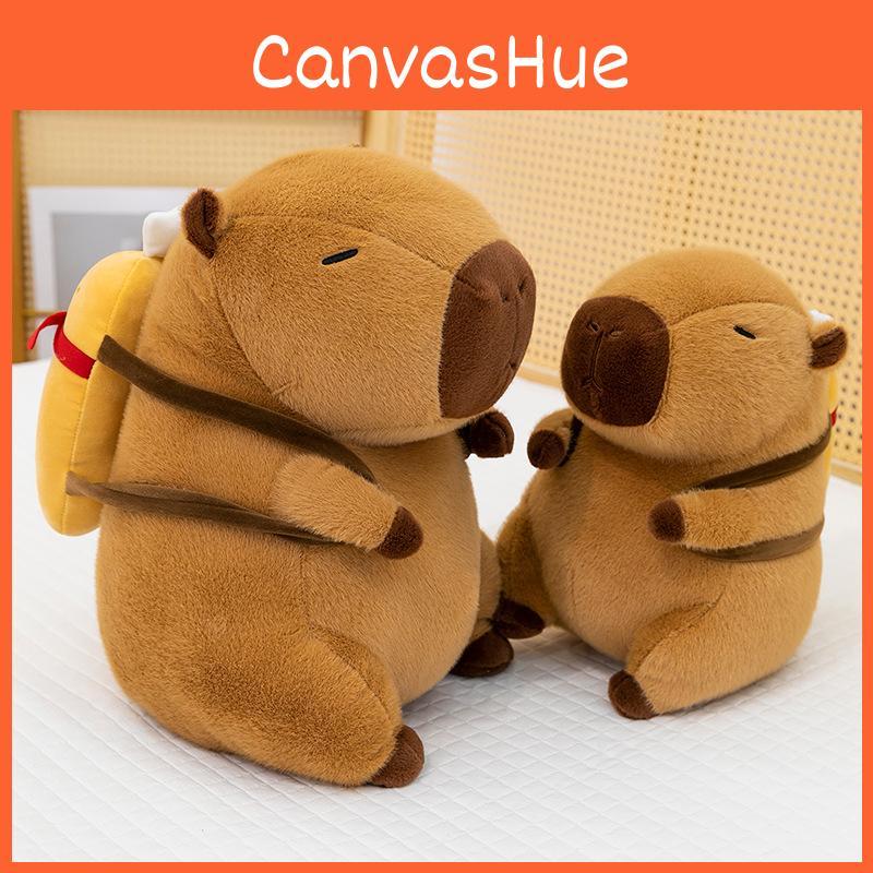 Capybara Backpack Baked Stuffed Toy Cuddly Sleeping Doll Children Gift Birthday