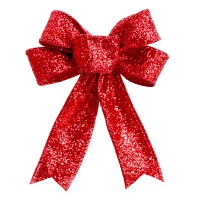 Weihnachtsschleife aus hochwertigem Material, einfach aufzuhängen für Festivals