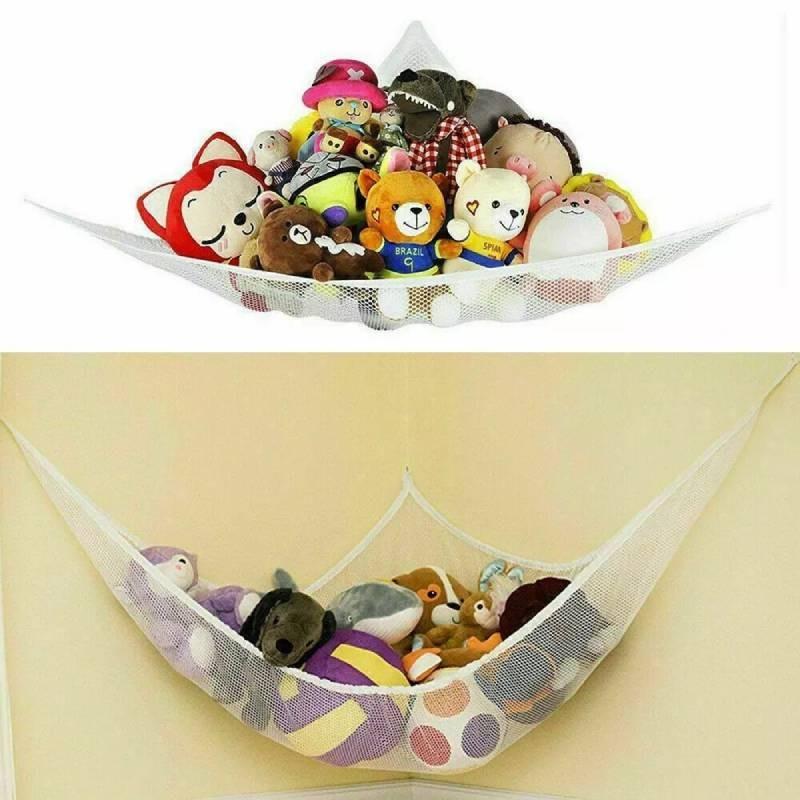 Kid Hammock Toy Net Organize Corner Plush Toys Chlid Doll Storage Mesh Bag Net