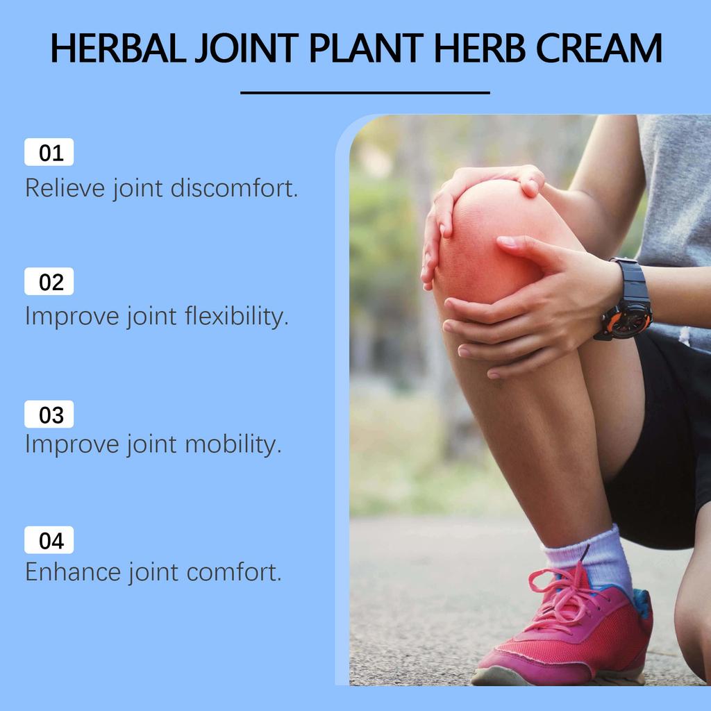 Joint Care Cream Nourishes Bones, Reduces Joint Pain And Muscle Discomfort. External Massage Cream Is Gentle And Soothing.