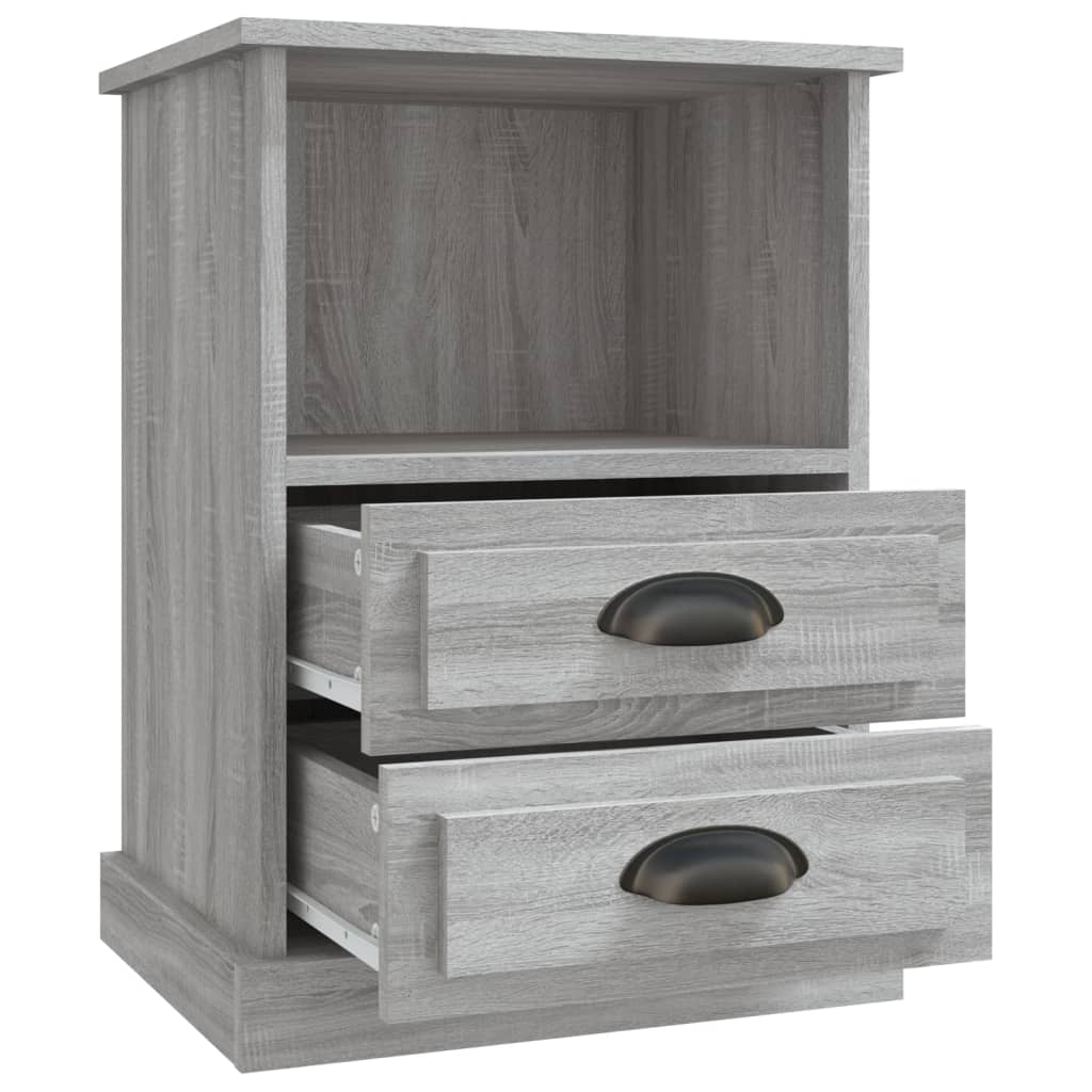 Nightstand Gray Sonoma 43x36x60 Cm