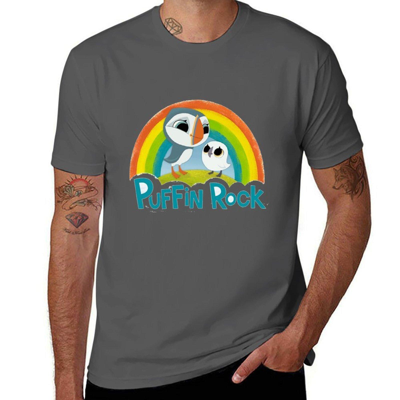 

Grab It Fast - puffin T-Shirt funny t shirts dark humor t shirts with prints cotton tshirt 100% T-Shirt 4XL