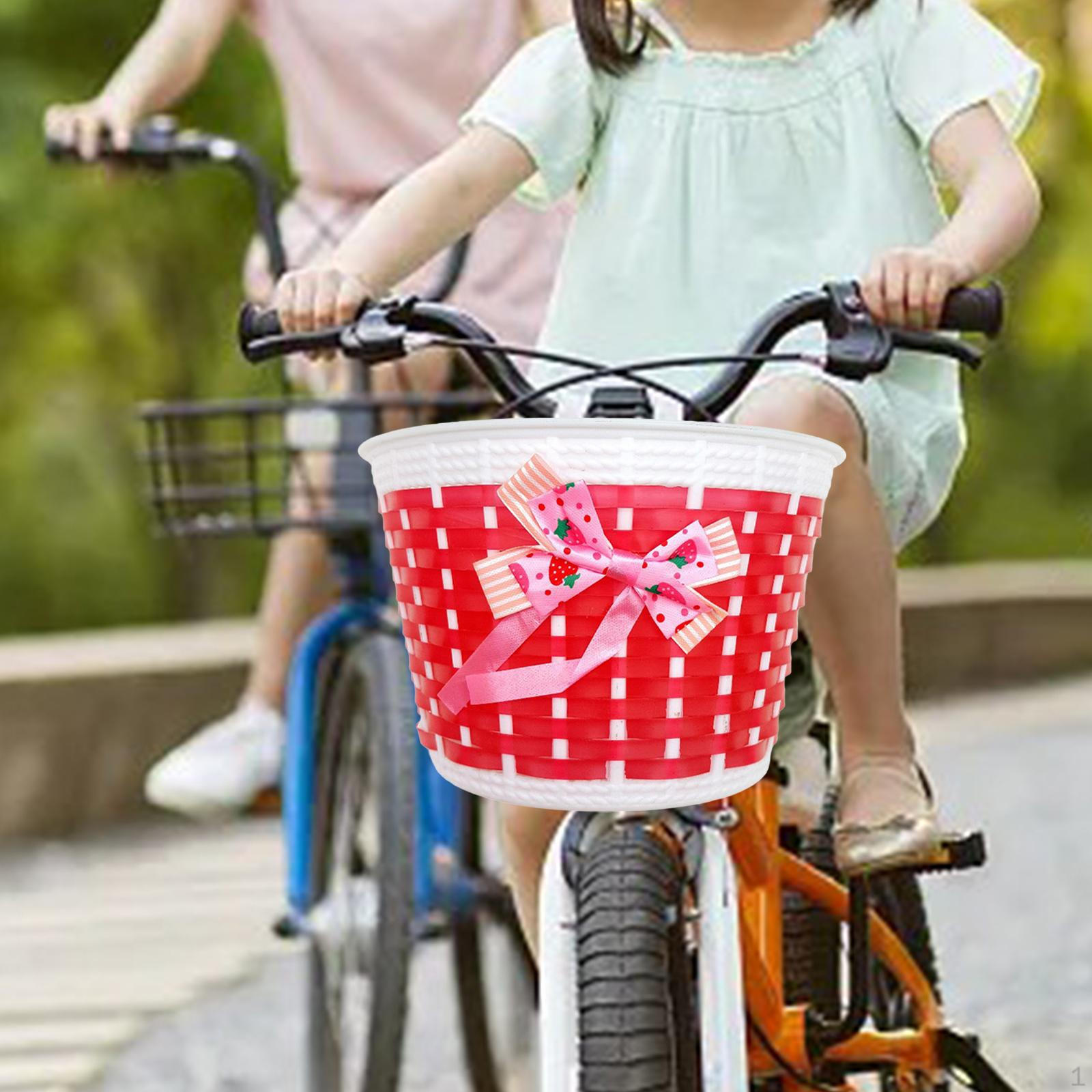 

Детская велосипедная корзина, велосипедные аксессуары, руль для хранения на открытом воздухе красный