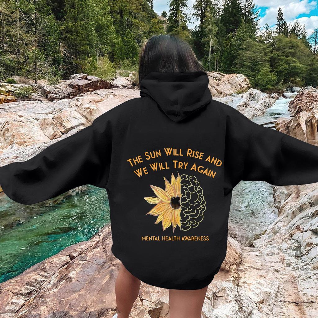 Sportstreningsdrakt med hette Unisex løpeantrekk Langermet genser Hettegenser Genser