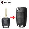 Modified Car Flip Key Case For Vauxhall Opel Astra Zafira Vectra Omega 2 Buttons Remote Key Shell Hu100/Hu46/Hu43/Ym28