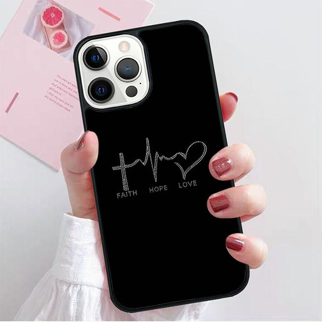 Faith Christian Religious Jesus Phone Case Cover For iPhone 17 Air 16 15 14 12 13 11 Pro MAX apple Plus Coque Shell