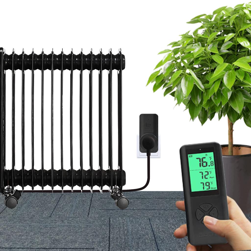 DIGITEN WTC100 Thermostat Temperature Controller Plug-in Temperature Controller Reptile Thermostat Greenhouse Temperature Controller Cooling Mode Heat