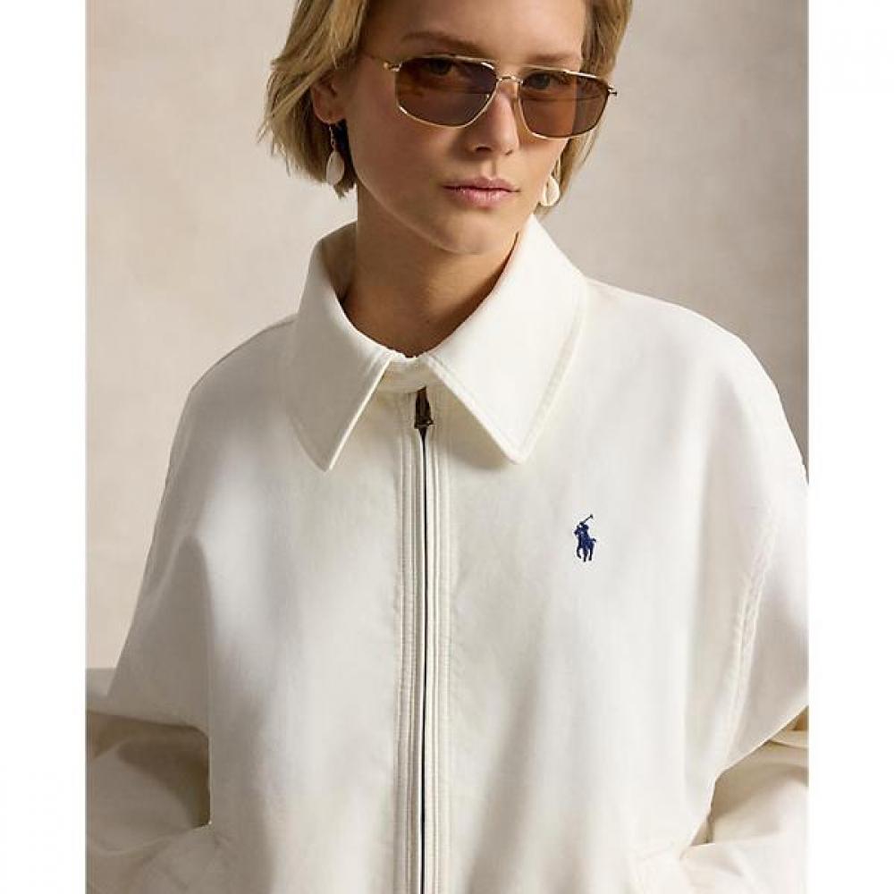 Polo Ralph Lauren מעיל כותנה דו-צדדי לנשים S Wmpootwndg20085101
