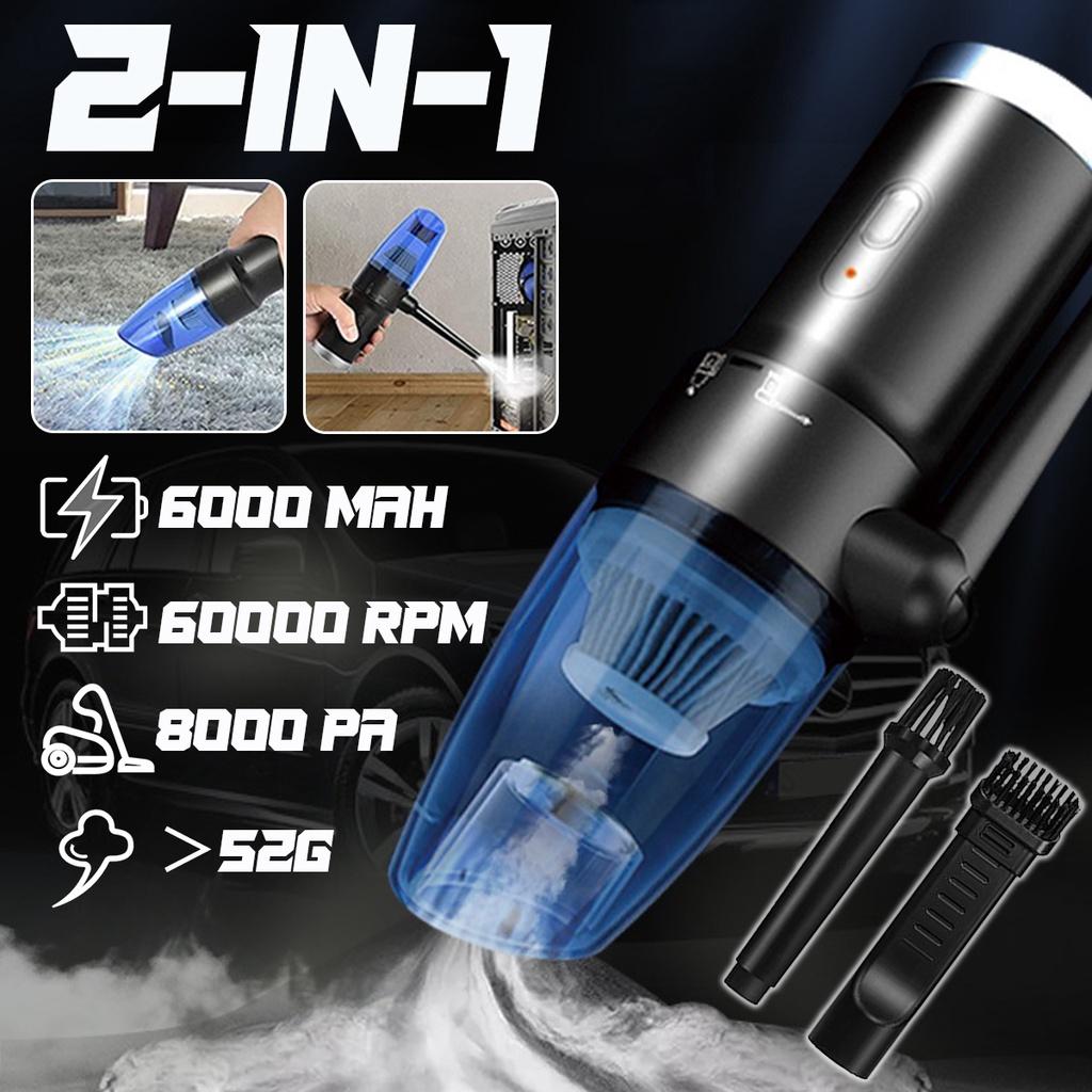 Elektrikli Süpürge ve Kablosuz Hava Püskürtücü El Tipi Elektrikli Hava Üfleyici Güçlü Temizlik 2'si 1 Arada Araba Bilgisayar Klavye Kanepe İçin YENİ