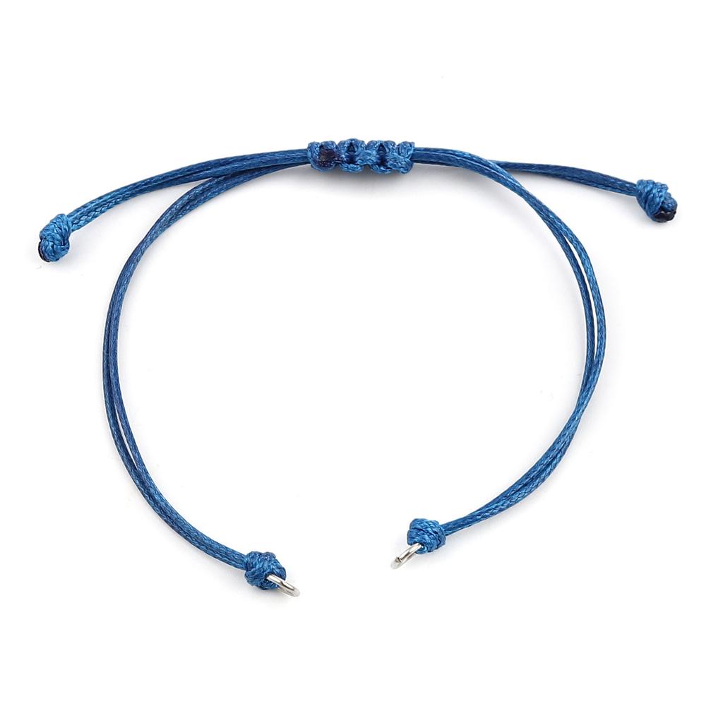 5PCs Multicolor Rope Lucky knots Bracelets Polyester Handmade Bangles Braiding Braided Bracelets Accessories Findings Adjustable