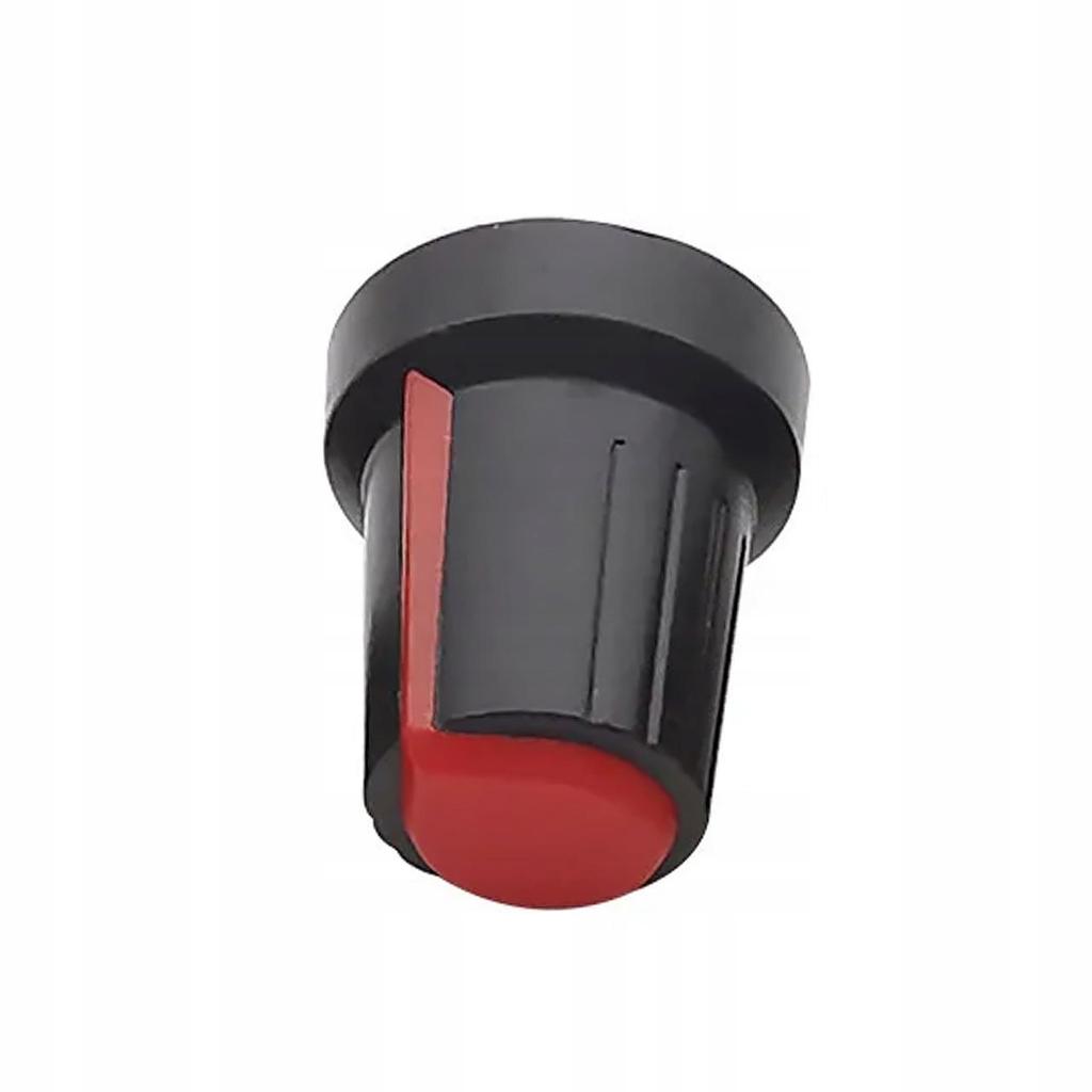 Rosfix 2x Gałka Potencjometru – Oś 6mm Czerwona 15x17mm | Wysoka Jakość Materiału | Ergonomiczny Design I Łatwa Instalacja